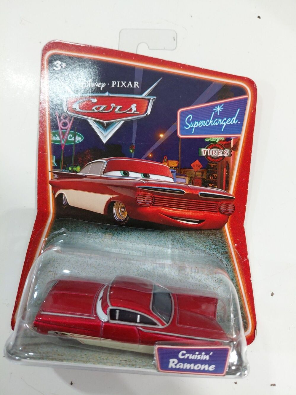NIP Mattel 1:55 DieCast Disney Cars Supercharged Cruzin' Ramone 59 Chevy Impala